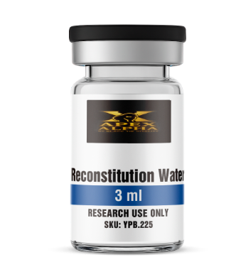 Apex Alpha Reconstitution Water 3 mL research vial